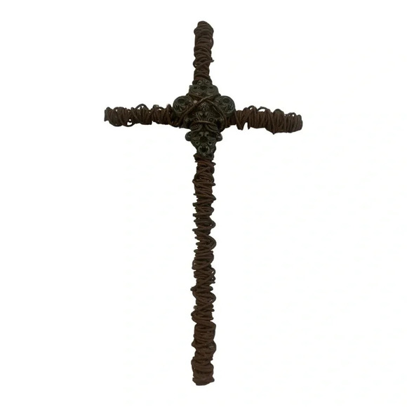 Artistic Wired Cross Handcrafted - Picture 1 of 7